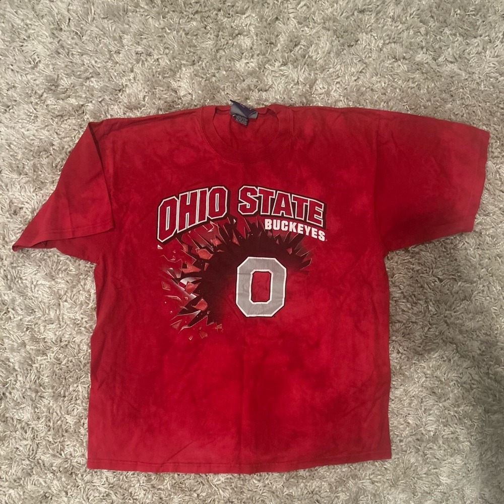 Varsity Red Ohio State Graphic Tee
